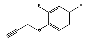 Benzene, 2,4-difluoro-1-(2-propyn-1-yloxy)- Structure