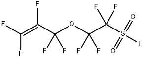 ETHANESULFONYL FLUORIDE, 1,1,2,2-TETRAFLUORO-2-[(1,1,2,3,3-PENTAFLUORO-2-PROPEN-1-YL)OXY]- 结构式