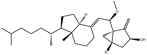 Bicyclo[3.1.0]hexan-3-ol, 1-[(1R,2E)-2-[(1R,3aS,7aR)-1-[(1R)-1,5-dimethylhexyl]octahydro-7a-methyl-4H-inden-4-ylidene]-1-methoxyethyl]-2-methylene-, (1R,3S,5S)-