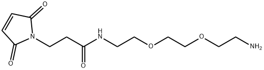 1H-Pyrrole-1-propanamide, N-[2-[2-(2-aminoethoxy)ethoxy]ethyl]-2,5-dihydro-2,5-dioxo- Struktur
