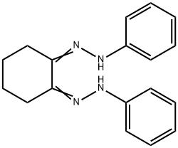 1,2-Cyclohexanedione, 1,2-bis(2-phenylhydrazone) 化学構造式