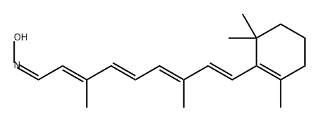 2,4,6,8-Nonatetraenal, 3,7-dimethyl-9-(2,6,6-trimethyl-1-cyclohexen-1-yl)-, oxime, (1Z,2E,4E,6E,8E)- Structure