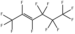 2-Hexene, 1,1,1,2,3,4,4,5,5,6,6,6-dodecafluoro-, (2E)- 化学構造式