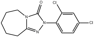 3H-1,2,4-Triazolo4,3-aazepin-3-one, 2-(2,4-dichlorophenyl)-2,5,6,7,8,9-hexahydro- Struktur