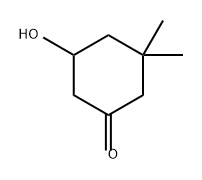 Cyclohexanone, 5-hydroxy-3,3-dimethyl- Struktur