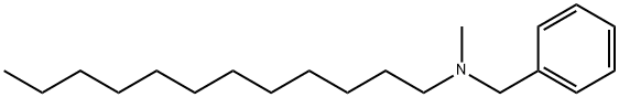 N-甲基-N-十二烷基苄胺 结构式