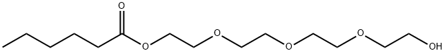 Hexanoic acid 2-[2-[2-(2-hydroxyethoxy)ethoxy]ethoxy]ethyl ester 结构式