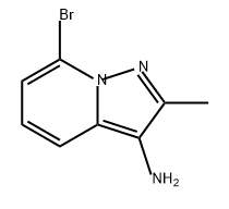 Pyrazolo[1,5-a]pyridin-3-amine, 7-bromo-2-methyl- Struktur