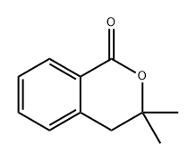 1H-2-Benzopyran-1-one, 3,4-dihydro-3,3-dimethyl- Struktur