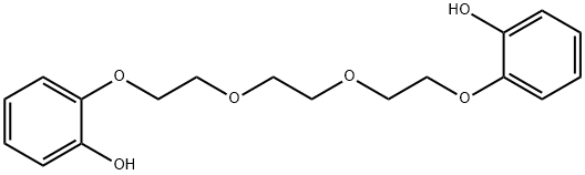 Phenol, 2,2'-[1,2-ethanediylbis(oxy-2,1-ethanediyloxy)]bis- 化学構造式