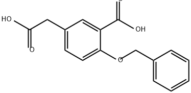Benzeneacetic acid, 3-carboxy-4-(phenylmethoxy)-