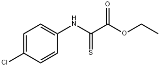 Acetic acid, 2-[(4-chlorophenyl)amino]-2-thioxo-, ethyl ester 结构式