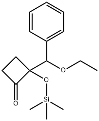 Cyclobutanone, 2-(ethoxyphenylmethyl)-2-[(trimethylsilyl)oxy]-