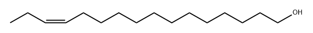 顺13-十六烯醇 结构式