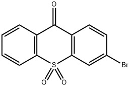9H-Thioxanthen-9-one, 3-bromo-, 10,10-dioxide 结构式