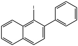 1-碘-2-苯基萘 结构式
