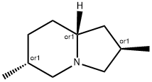 Indolizine, octahydro-2,6-dimethyl-, (2R,6R,8aR)-rel- (9CI) Struktur