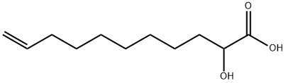 10-Undecenoic acid, 2-hydroxy- 结构式