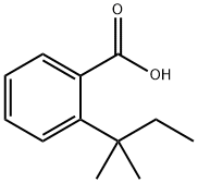 Benzoic acid, 2-(1,1-dimethylpropyl)- Struktur