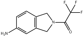 Ethanone, 1-(5-amino-1,3-dihydro-2H-isoindol-2-yl)-2,2,2-trifluoro- Struktur