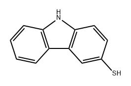 9H-carbazole-3-thiol Struktur