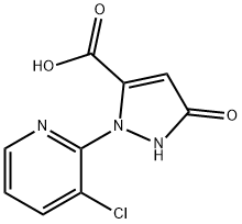 1H-Pyrazole-3-carboxylic acid, 2-(3-chloro-2-pyridinyl)-2,5-dihydro-5-oxo-