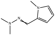 1H-Pyrrole-2-carboxaldehyde, 1-methyl-, 2,2-dimethylhydrazone Structure
