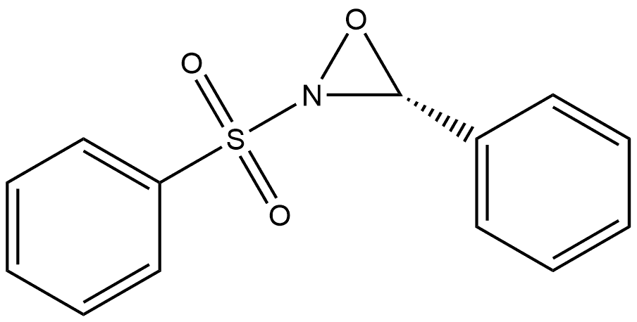 3-Phenyl-3-(2-phenylsulfonyl)oxaziridine, 69849-45-2, 结构式