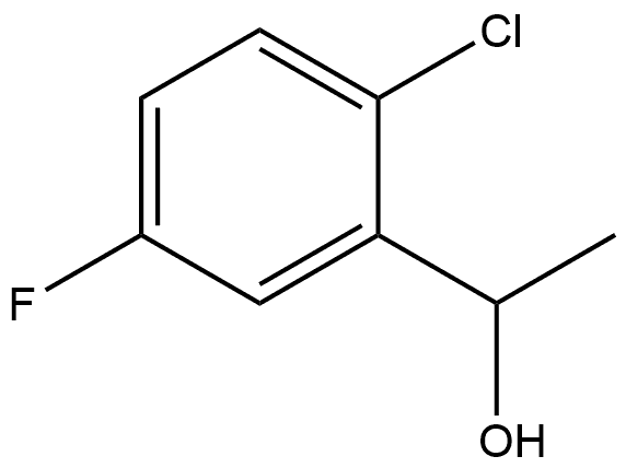 Benzenemethanol, 2-chloro-5-fluoro-α-methyl- Structure