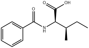 D-Isoleucine, N-benzoyl- 结构式