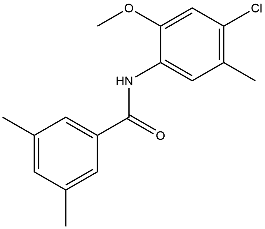 N-(4-Chloro-2-methoxy-5-methylphenyl)-3,5-dimethylbenzamide Structure