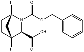 2-Azabicyclo[2.2.1]heptane-2,3-dicarboxylic acid, 2-(phenylmethyl) ester, (1S,3R,4R)-,700867-05-6,结构式
