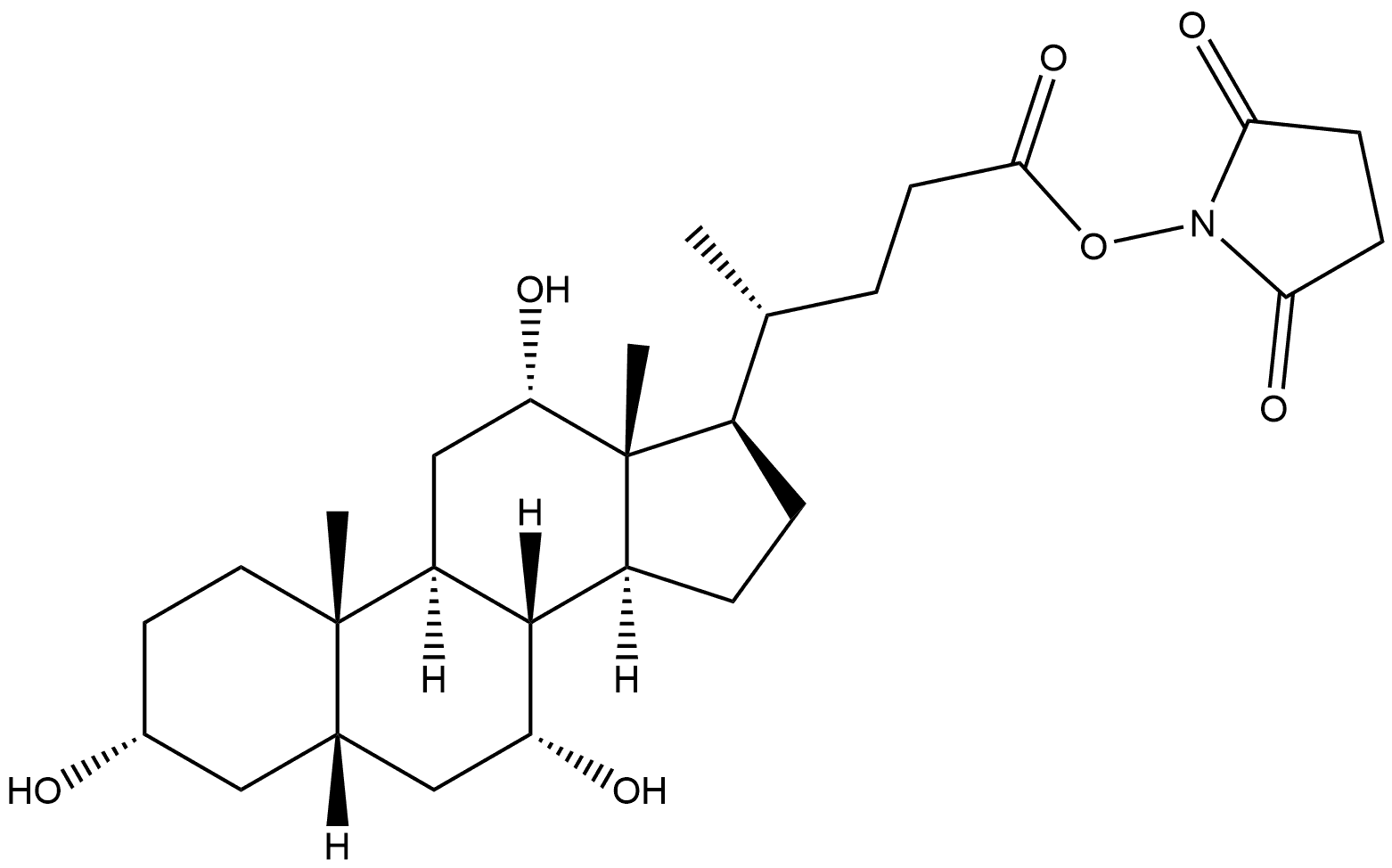 2,5-Pyrrolidinedione, 1-[[(3α,5β,7α,12α)-3,7,12-trihydroxy-24-oxocholan-24-yl]oxy]-