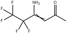 4-氨基-5,5,6,6,6-五氟-3-己烯-2-酮, 70168-23-9, 结构式