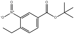 Benzoic acid, 4-ethyl-3-nitro-, 1,1-dimethylethyl ester Structure