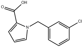 1H-Pyrrole-2-carboxylic acid, 1-[(3-chlorophenyl)methyl]- Structure