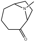 9-Azabicyclo[4.2.1]nonan-2-one,9-methyl-(9CI) 化学構造式