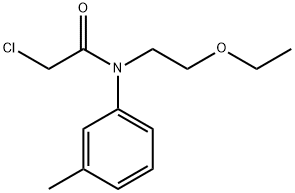 Acetamide, 2-chloro-N-(2-ethoxyethyl)-N-(3-methylphenyl)- Structure