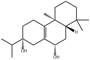 (2R)-1,2,3,4,4b,5,6,7,8,8aβ,9,10-Dodecahydro-4bα,8,8-trimethyl-2-isopropyl-2α,10α-phenanthrenediol Struktur