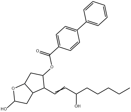 [1S,3R,S,5R,6R(1E,3S)7R]-3-Hydroxy-6B-(3ALPHA-hydroxyoct-1-enyl)-7ALPHA-4-p 结构式