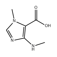 1H-Imidazole-5-carboxylic acid, 1-methyl-4-(methylamino)- Structure