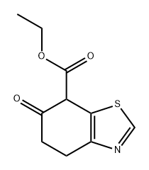 7-Benzothiazolecarboxylic acid, 4,5,6,7-tetrahydro-6-oxo-, ethyl ester Structure