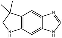 Pyrrolo[2,?3-?f]?benzimidazole, 3,?5,?6,?7-?tetrahydro-?7,?7-?dimethyl- Struktur