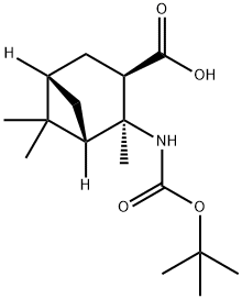 Boc-NH-2,6,6-Me3-BCheptane-COOH(S,S,R,S),705949-07-1,结构式
