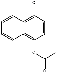1,4-Naphthalenediol, 1-acetate Struktur