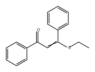 2-Propen-1-one, 3-(ethylthio)-1,3-diphenyl-