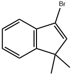1H-Indene, 3-bromo-1,1-dimethyl- 结构式