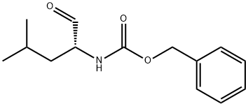 Carbamic acid, N-[(1R)-1-formyl-3-methylbutyl]-, phenylmethyl ester Struktur