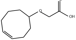 Acetic acid, 2-(4-cycloocten-1-yloxy)- Structure