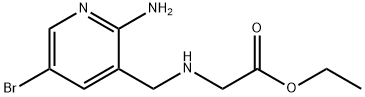Glycine, N-[(2-amino-5-bromo-3-pyridinyl)methyl]-, ethyl ester